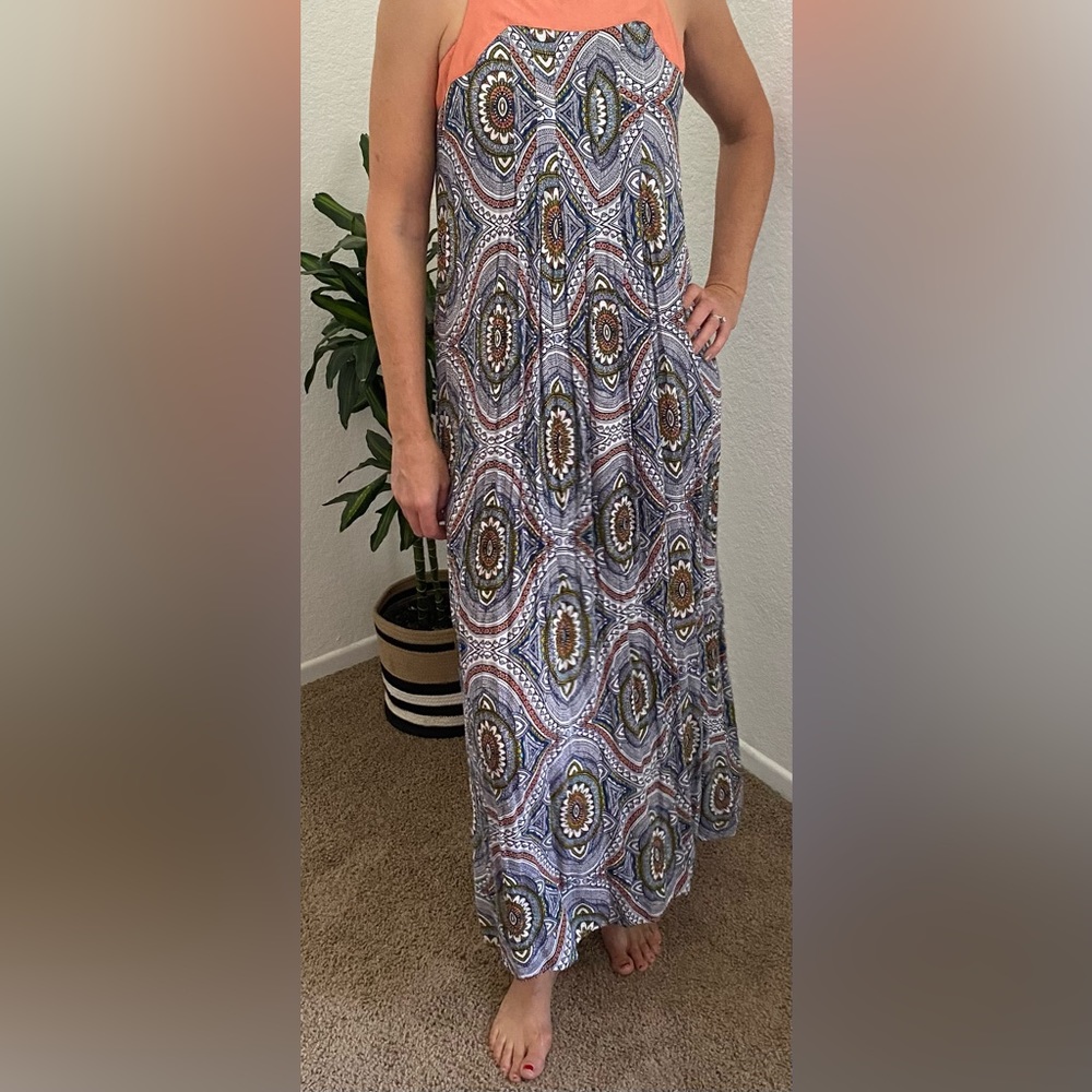 Xhileration long spaghetti strap dress